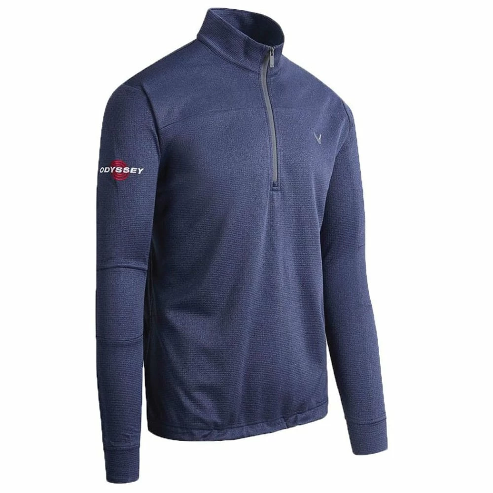 Callaway Odyssey Waffle Pullover - Peacoat 3 Callaway Odyssey Waffle Pullover - Peacoat