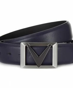 Callaway Chev II Leather Belt - Caviar