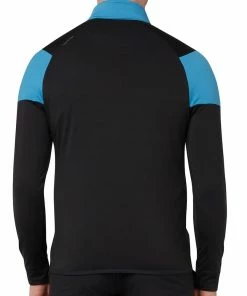 Callaway 1/4 Zip Colour Block Pullover - Caviar -Second Hand Clubs Sales callaway quarter zip colour block pullover caviar 5