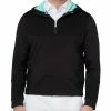 Callaway 1/4 Zip Mixed Media Technical Hoodie - Caviar -Second Hand Clubs Sales callaway quarter zip mixed media technical hoodie caviar 1