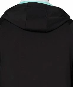 Callaway 1/4 Zip Mixed Media Technical Hoodie - Caviar -Second Hand Clubs Sales callaway quarter zip mixed media technical hoodie caviar 5