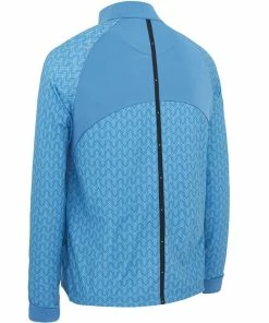 Callaway 1/4 Zip Odyssey Blocked Pullover - Vallarta Blue -Second Hand Clubs Sales callaway quarter zip odyssey blocked pullover vallarta blue 2
