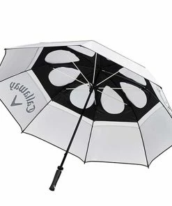Callaway Shield 64" Umbrella - White/Black -Second Hand Clubs Sales callaway shield 64 umbrella white black 3