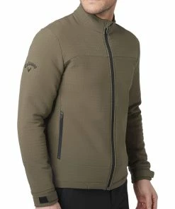 Callaway Stormfleece Pro II Jacket - Black Lichen -Second Hand Clubs Sales callaway stormfleece pro ii jacket black lichen 3