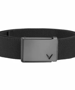 Callaway Stretch Reversible Webbed Belt - Caviar
