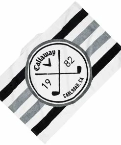 Callaway Tour Towel - White/Black/Charcoal