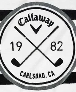 Callaway Tour Towel - White/Black/Charcoal -Second Hand Clubs Sales callaway tour towel white black charcoal 3