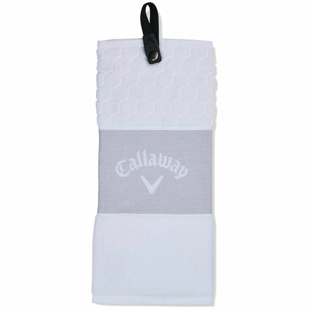 Callaway Trifold Towel - White 3 Callaway Trifold Towel - White