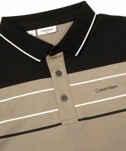 Calvin Klein Blackwater Polo Shirt - Cameo Green -Second Hand Clubs Sales calvin klein blackwater polo shirt cameo green 3