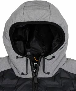 Calvin Klein Bridgeport Padded Jacket - Grey Marl/Black -Second Hand Clubs Sales calvin klein bridgeport padded jacket grey marlblack 3