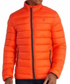 Calvin Klein Conductor Padded Jacket - Blaze 8 Calvin Klein Conductor Padded Jacket - Blaze -Second Hand Clubs Sales calvin klein conductor padded jacket blaze 3