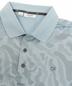 Calvin Klein Course Print Polo Shirt - Artic Ice 10 Calvin Klein Course Print Polo Shirt - Artic Ice -Second Hand Clubs Sales calvin klein course print polo artic ice 4
