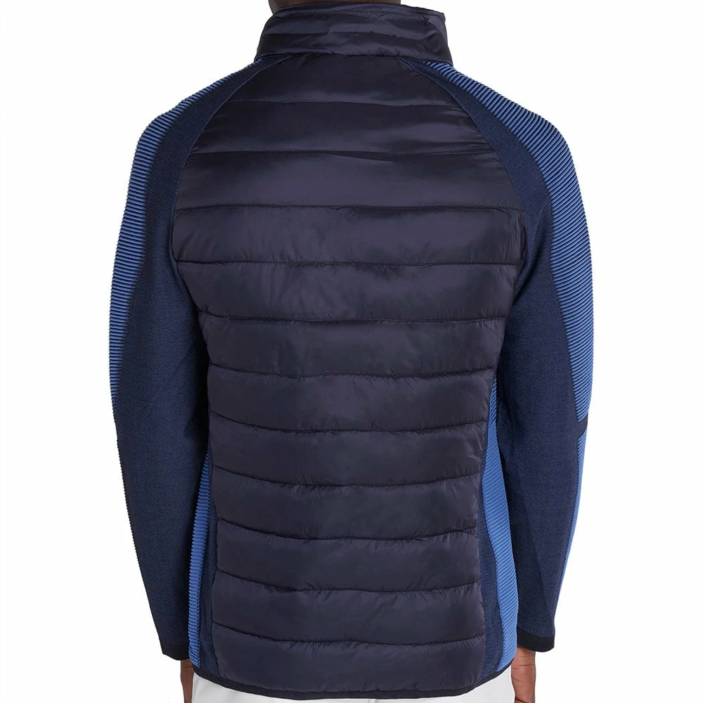 Calvin Klein Dynamo Tech Knit Jacket - Navy/Ocean Blue 4 Calvin Klein Dynamo Tech Knit Jacket - Navy/Ocean Blue - Image 2