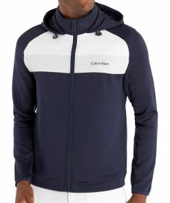 Calvin Klein Fracture Hooded Full Zip Jacket - Navy 9 Calvin Klein Fracture Hooded Full Zip Jacket - Navy -Second Hand Clubs Sales calvin klein fracture hooded full zip jacket navy 3
