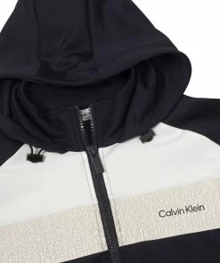 Calvin Klein Fracture Hooded Full Zip Jacket - Navy 11 Calvin Klein Fracture Hooded Full Zip Jacket - Navy -Second Hand Clubs Sales calvin klein fracture hooded full zip jacket navy 5