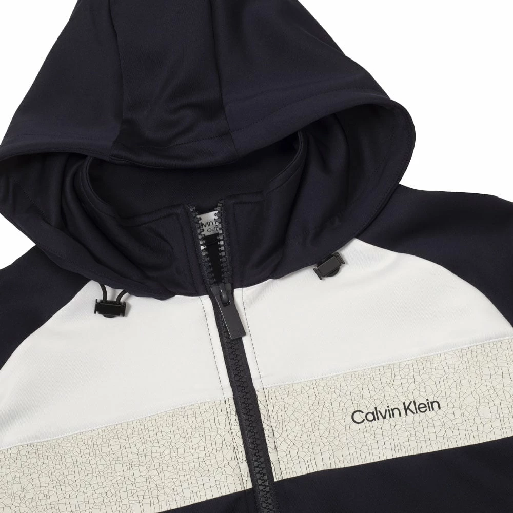 Calvin Klein Fracture Hooded Full Zip Jacket - Navy 7 Calvin Klein Fracture Hooded Full Zip Jacket - Navy - Image 5