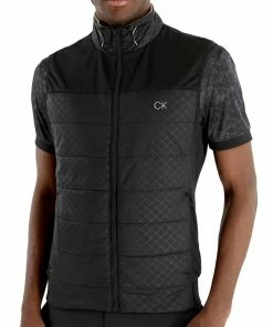 Calvin Klein Malden Hybrid Gilet - Black -Second Hand Clubs Sales calvin klein malden hybrid gilet black 3