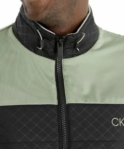 Calvin Klein Malden Hybrid Jacket - Cameo Green -Second Hand Clubs Sales calvin klein malden hybrid jacket cameo green 3