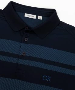 Calvin Klein Marina Polo Shirt - Navy/Ocean Blue -Second Hand Clubs Sales calvin klein marina polo navy ocean blue 4