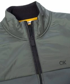 Calvin Klein Monte Full Zip Layering Jacket - Sage 9 Calvin Klein Monte Full Zip Layering Jacket - Sage -Second Hand Clubs Sales calvin klein monte full zip layering sage 3
