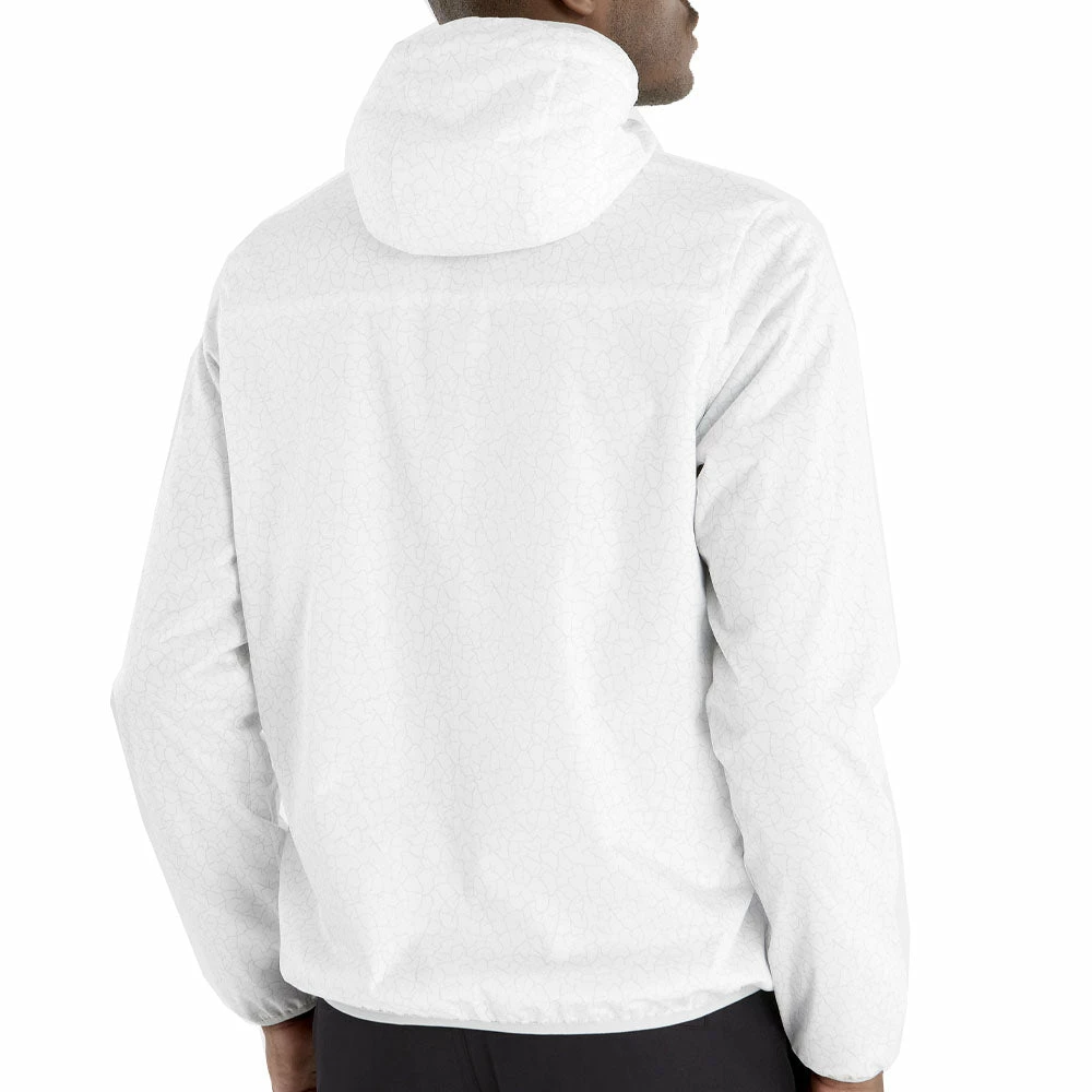 Calvin Klein Nantucket Printed Windbreaker Jacket - White/Pale Silver 6 Calvin Klein Nantucket Printed Windbreaker Jacket - White/Pale Silver - Image 4