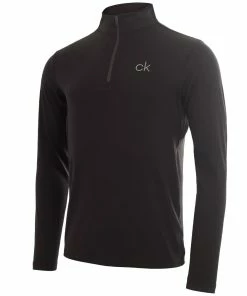 Calvin Klein Newport 1/2 Zip Pullover - Black