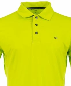 Calvin Klein Newport Polo Shirt - Lime -Second Hand Clubs Sales calvin klein newport polo shirt lime 3