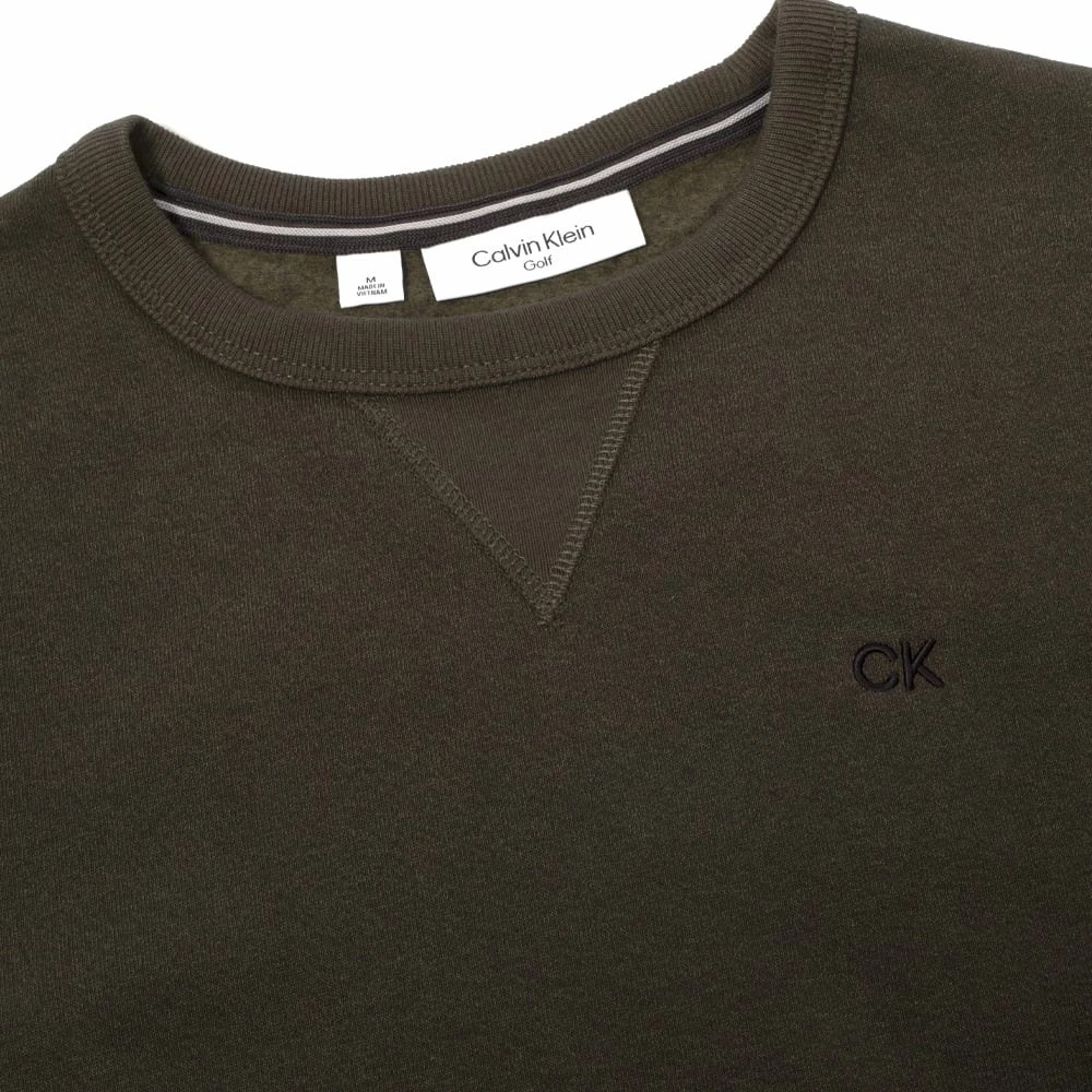 Calvin Klein Ohio Sweater - Olive Marl 5 Calvin Klein Ohio Sweater - Olive Marl - Image 3
