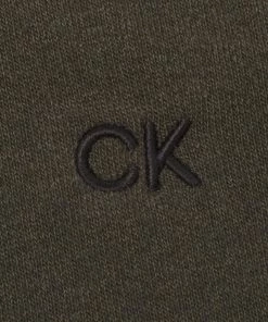 Calvin Klein Ohio Sweater - Olive Marl 9 Calvin Klein Ohio Sweater - Olive Marl -Second Hand Clubs Sales calvin klein ohio sweatshirt olive marl 4