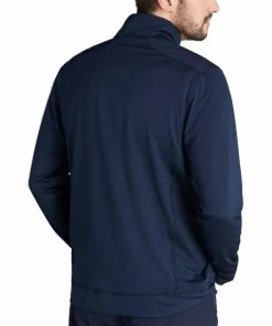 Calvin Klein Orbit 1/2 Zip Pullover - Navy/Blue -Second Hand Clubs Sales calvin klein orbit 12 zip pullover navyblue 4