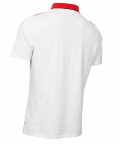 Calvin Klein Pacific Grove Polo Shirt - White/Cardinal Red -Second Hand Clubs Sales calvin klein pacific grove polo white cardinal red 2 1