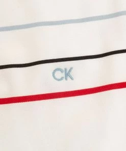 Calvin Klein Pacific Grove Polo Shirt - White/Cardinal Red -Second Hand Clubs Sales calvin klein pacific grove polo white cardinal red 4 1