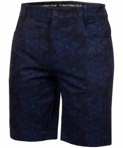Calvin Klein Genius Printed Stretch Shorts - Navy