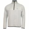 Calvin Klein Ramond Hybrid 1/4 Zip Pullover - Silver Marl -Second Hand Clubs Sales calvin klein ramond hybrid quarter zip silver marl 1