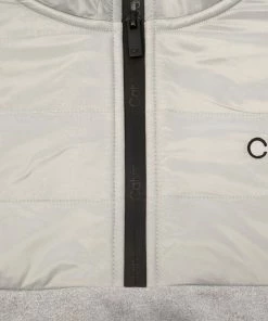 Calvin Klein Ramond Hybrid 1/4 Zip Pullover - Silver Marl 11 Calvin Klein Ramond Hybrid 1/4 Zip Pullover - Silver Marl -Second Hand Clubs Sales calvin klein ramond hybrid quarter zip silver marl 5