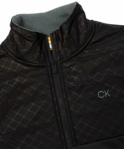 Calvin Klein Ramond Hybrid 1/4 Zip Pullover - Urban -Second Hand Clubs Sales calvin klein ramond hybrid quarter zip urban 3