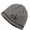 Calvin Klein React Reversible Beanie - Grey Marl/Navy -Second Hand Clubs Sales calvin klein react reversible beanie grey marl navy 1