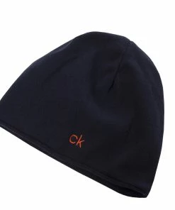 Calvin Klein React Reversible Beanie - Navy/Blaze -Second Hand Clubs Sales calvin klein react reversible beanie navy blaze 3