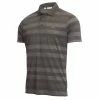Calvin Klein Shadow Stripe Polo Shirt - Charcoal Marl