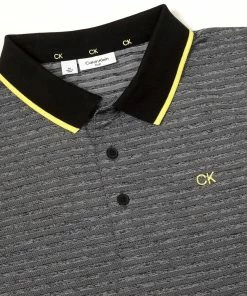 Calvin Klein Sudbury Polo Shirt - Black Marl -Second Hand Clubs Sales calvin klein sudbury polo shirt black marl 3