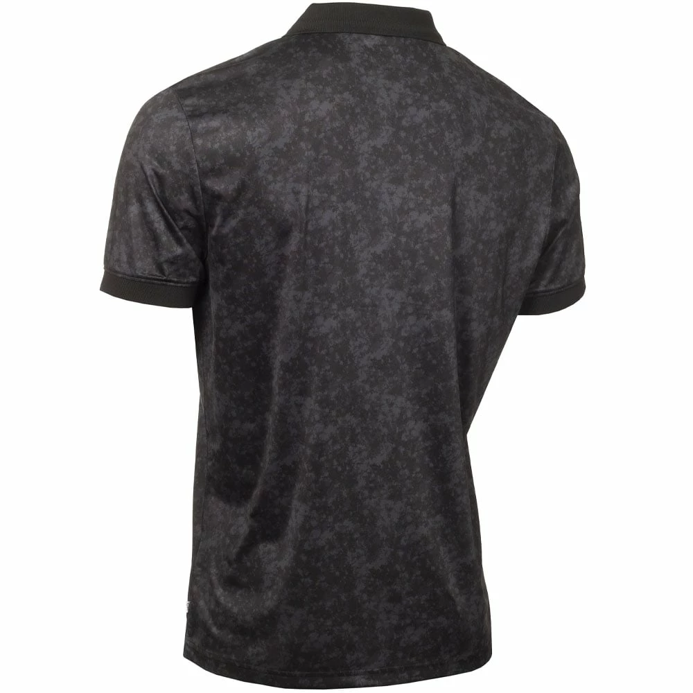 Calvin Klein Tie Dye Print Polo Shirt - Black 4 Calvin Klein Tie Dye Print Polo Shirt - Black - Image 2