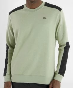 Calvin Klein Walker Crew Neck Sweater - Cameo Green 9 Calvin Klein Walker Crew Neck Sweater - Cameo Green -Second Hand Clubs Sales calvin klein walker crew neck sweater cameo green 3