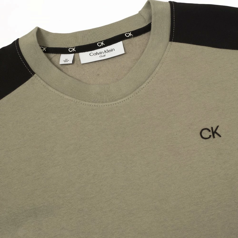 Calvin Klein Walker Crew Neck Sweater - Cameo Green 7 Calvin Klein Walker Crew Neck Sweater - Cameo Green - Image 5