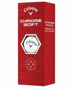 Callaway Chrome Soft Golf Balls - White - 12 Pack -Second Hand Clubs Sales chrome soft 4