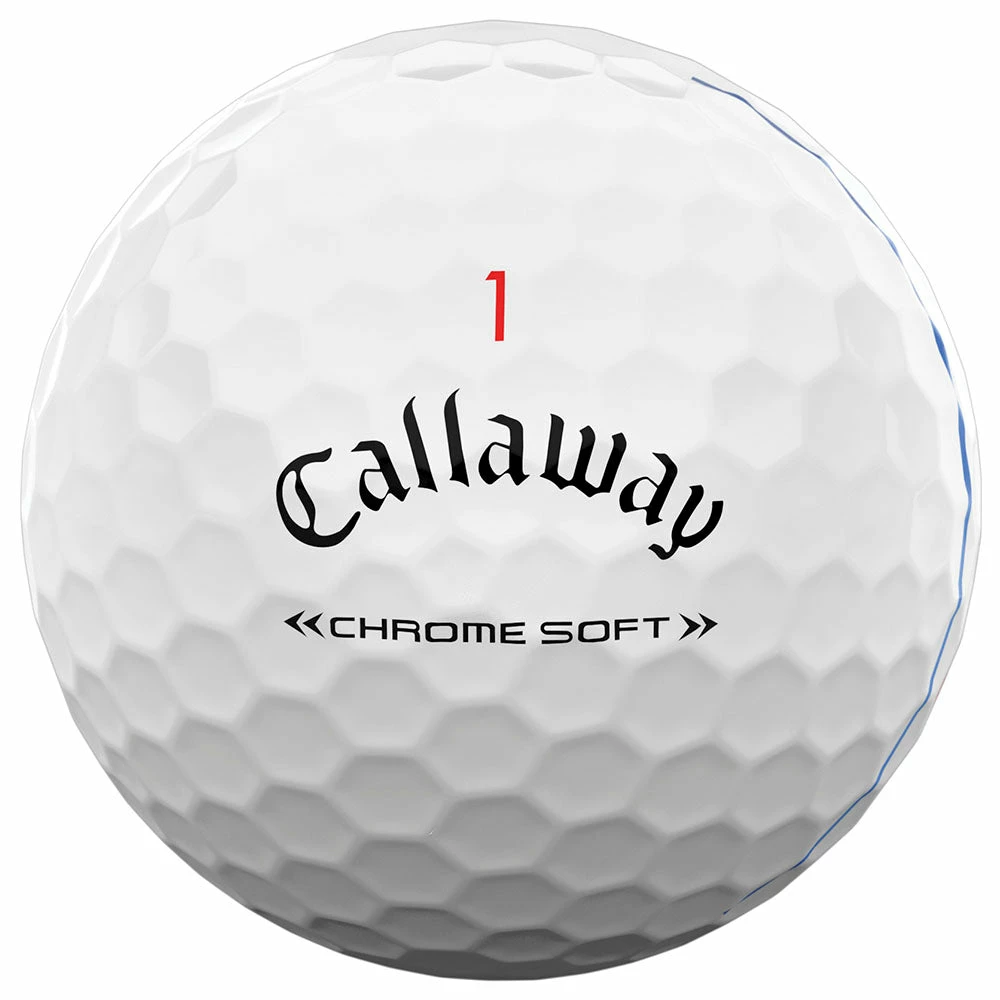 Callaway Chrome Soft Triple Track Golf Balls - White - 12 Pack 4 Callaway Chrome Soft Triple Track Golf Balls - White - 12 Pack - Image 2