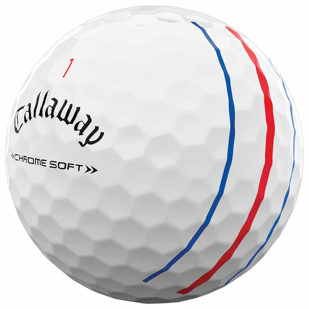 Callaway Chrome Soft Triple Track Golf Balls - White - 12 Pack 5 Callaway Chrome Soft Triple Track Golf Balls - White - 12 Pack - Image 3
