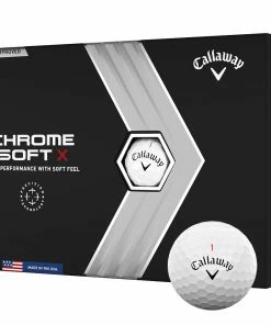 Callaway Chrome Soft X Golf Balls - White - 12 Pack