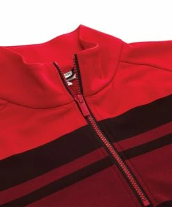 Calvin Klein Taylor Half Zip Sweater - Power Red -Second Hand Clubs Sales ckms21489powerred8