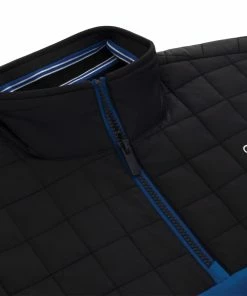 Calvin Klein Vardon Hybrid Half Zip Pullover - Nautical -Second Hand Clubs Sales ckms21493nautical8