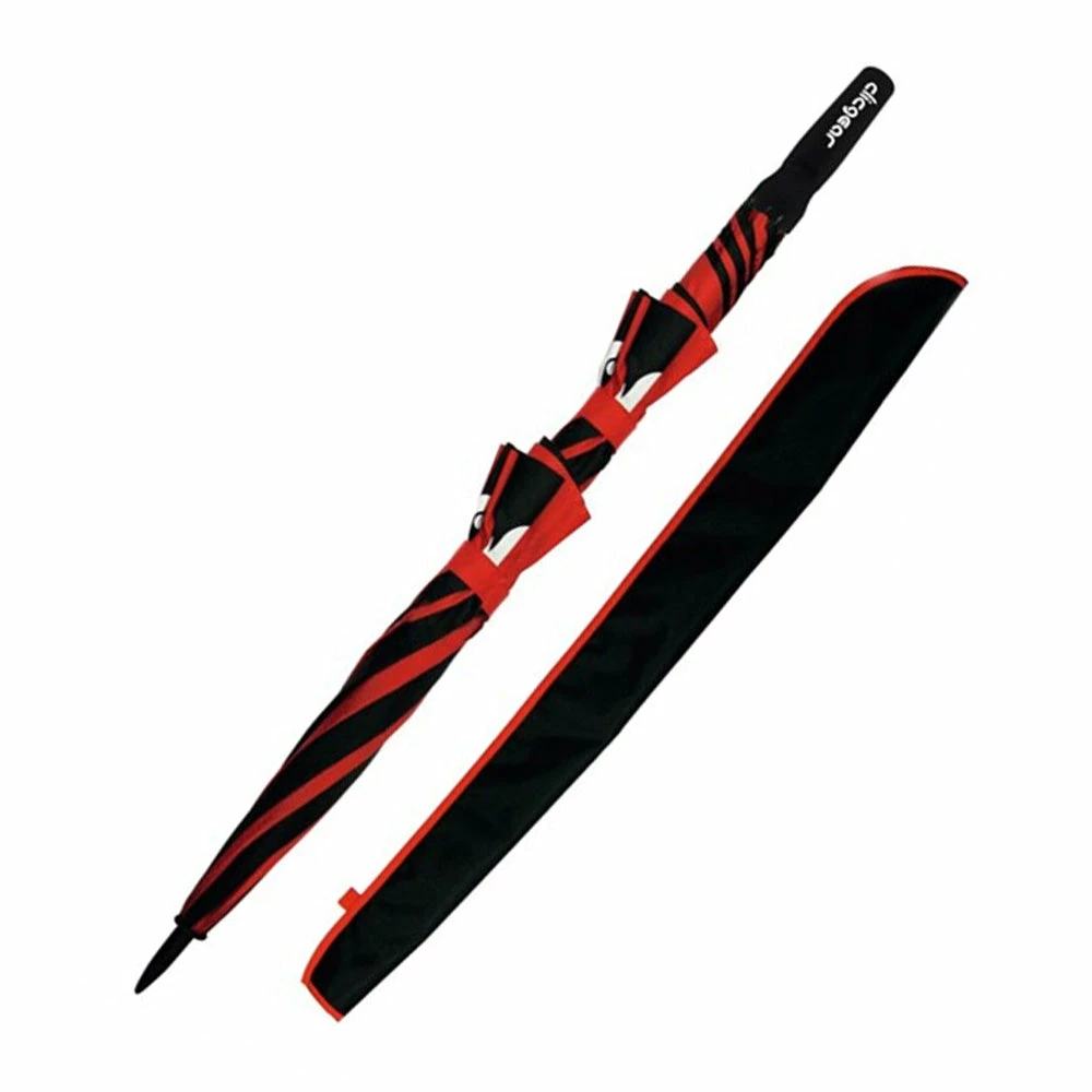 Clicgear UV 68" Golf Umbrella - Red/Black 4 Clicgear UV 68" Golf Umbrella - Red/Black - Image 2
